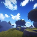 06a UnrealEngine5 screenshot of Youth Adventure Blue Sky White Clouds_tiny